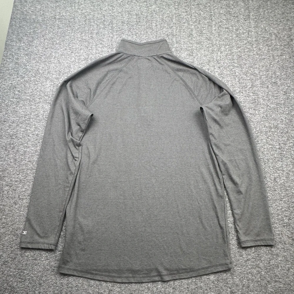 Carhartt Force Quarter Zip Pocket Long‎ Sleeve Gray Men's M Relaxed Fit TK4255-M